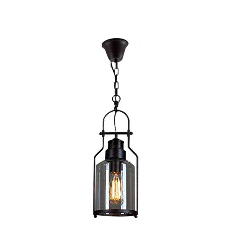 Vintage-Inspired Glass Pendant Light