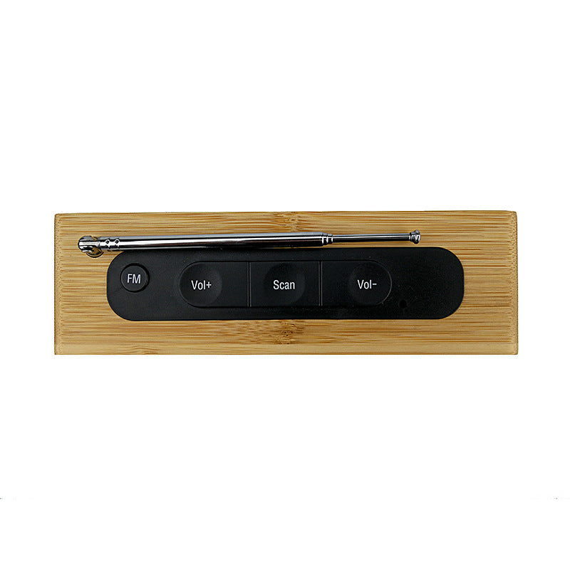 Digital wooden alarm clock with temperature display Kalsten