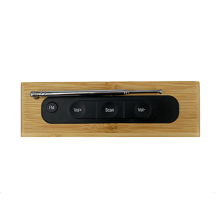 Digital wooden alarm clock with temperature display Kalsten