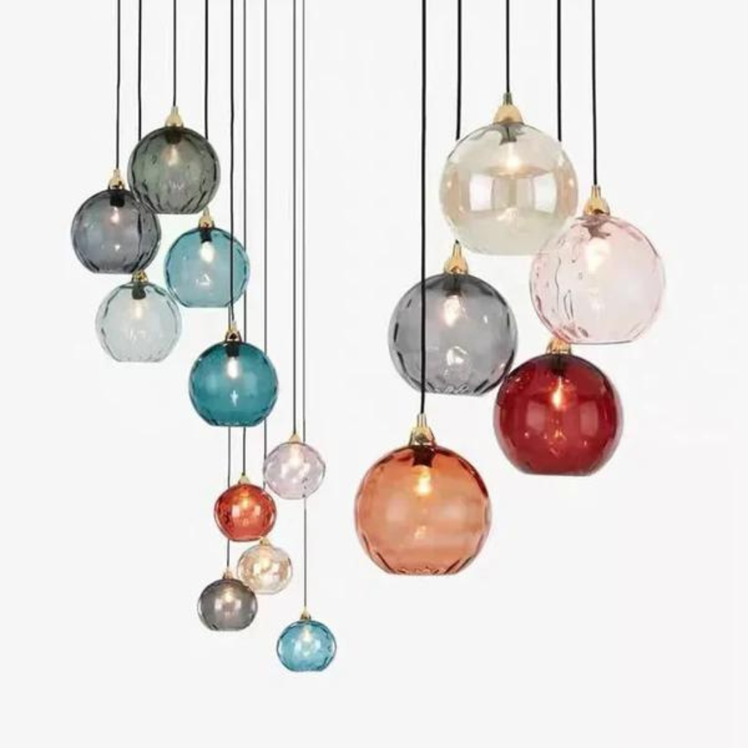Elegant Glass Sphere Pendant Lamp for Luxury Interiors Noxord