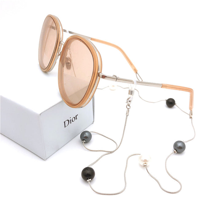 Elegant Bead-Accented Eyewear Chain Kalsten