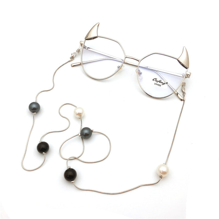 Elegant Bead-Accented Eyewear Chain Kalsten