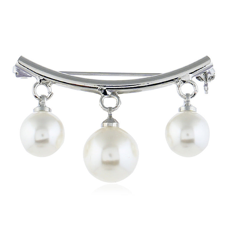 Elegant Pearl Drop Brooch Kalsten