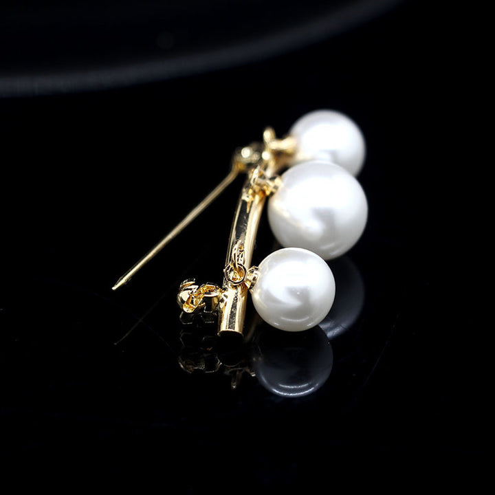 Elegant Pearl Drop Brooch Kalsten