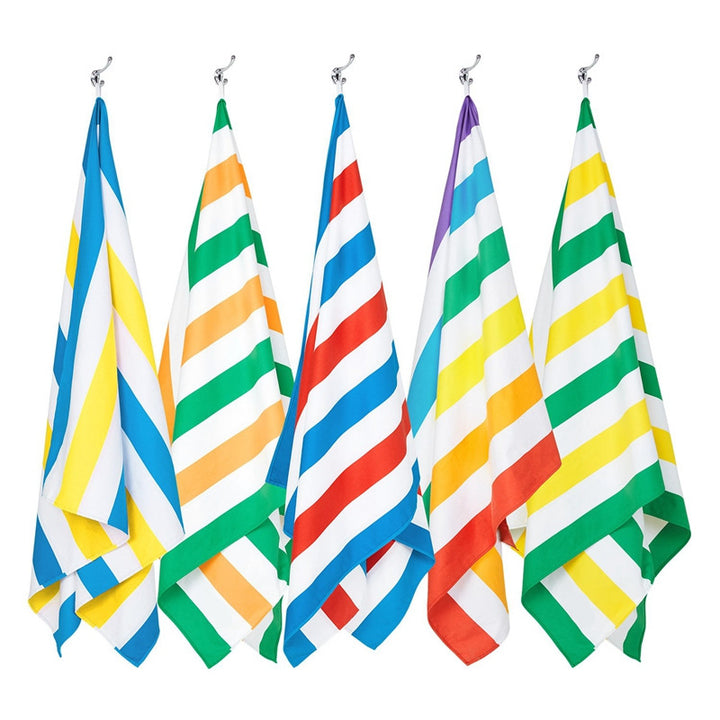 Beach towel with modern striped pattern Kalsten