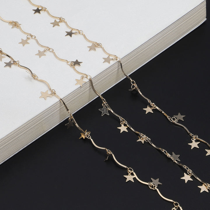 Star-Decorated Eyewear Chain Kalsten