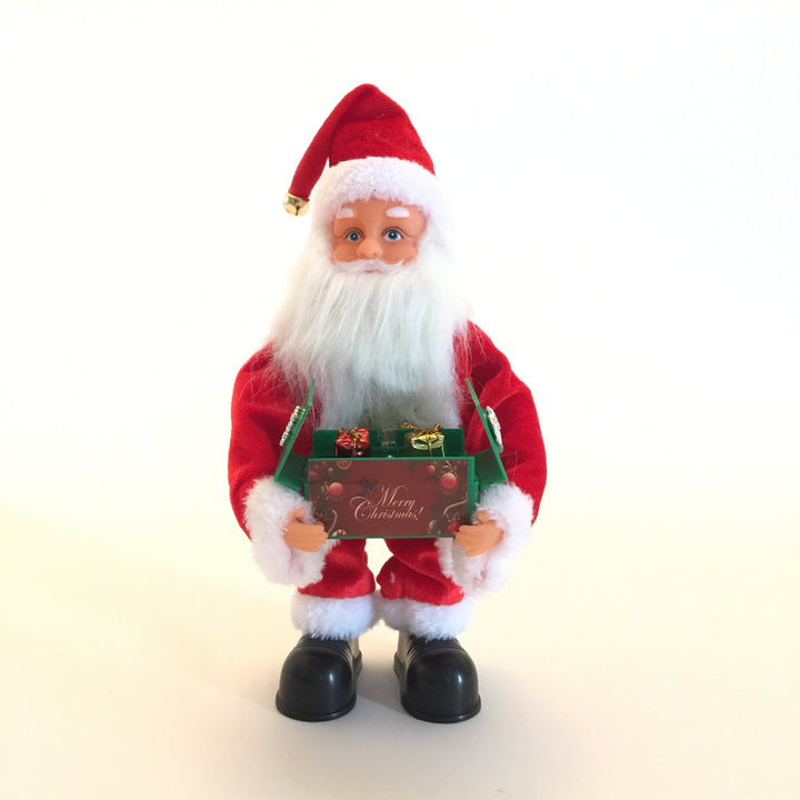 Decorative Santa Claus figure with presents
