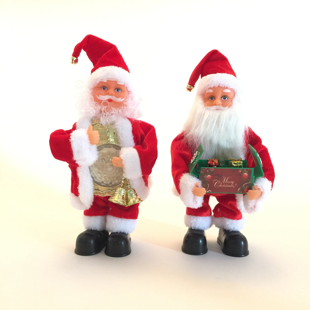 Decorative Santa Claus figure with presents