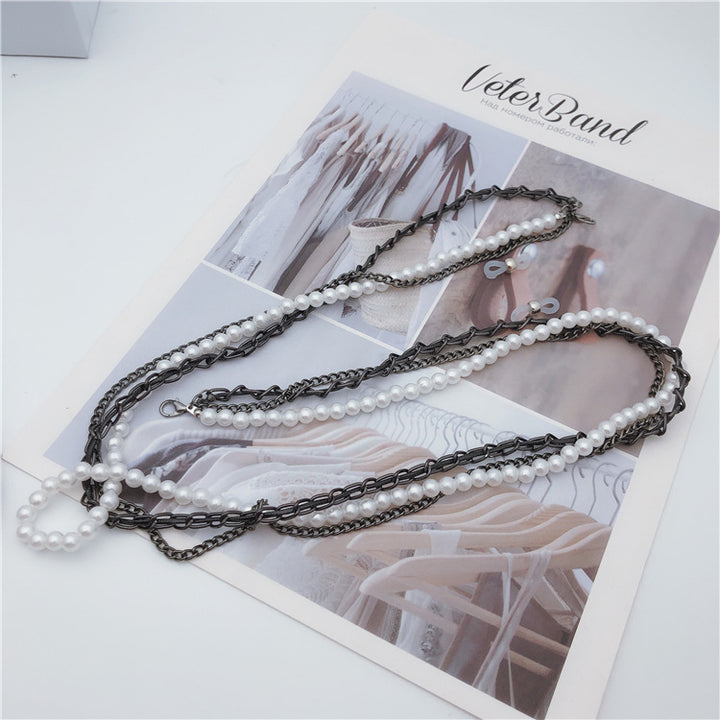 Elegant Multi-Strand Beaded Eyewear Chain Kalsten