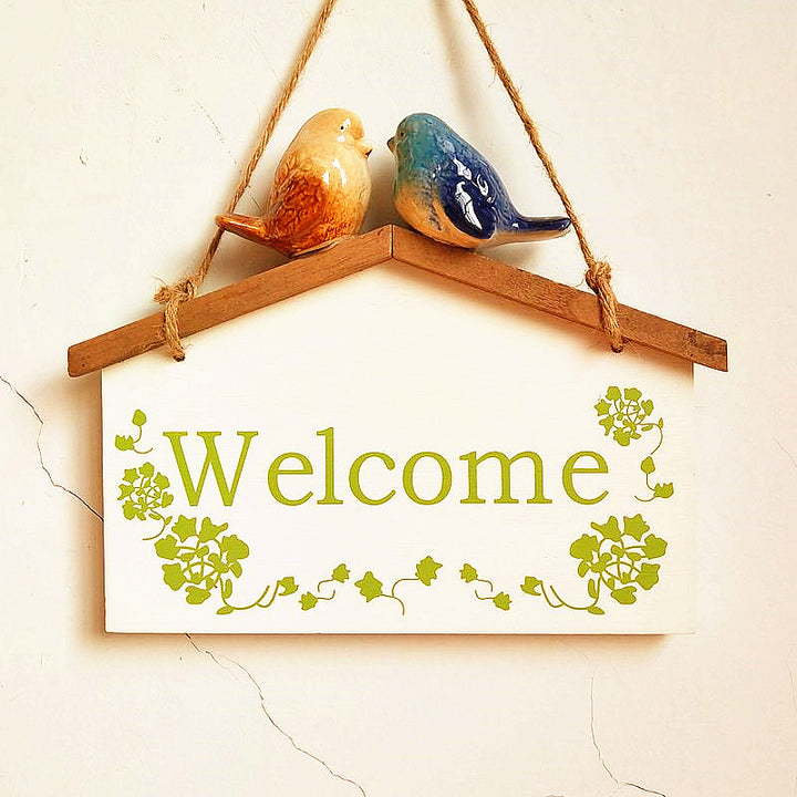 Rustic Welcome Home Plaque