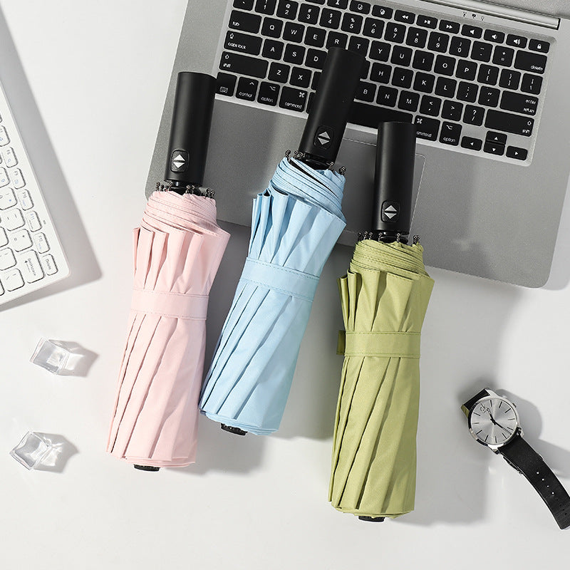 Women's Automatic Mini Folding Umbrella with UV Protection Kalsten