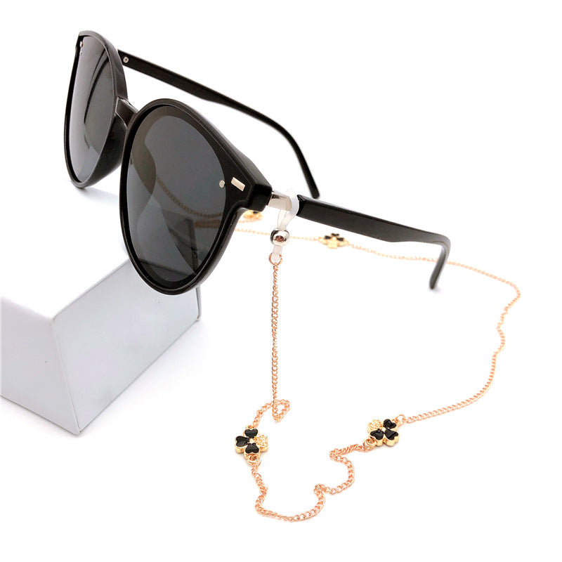 Elegant Floral Charm Eyewear Chain Kalsten