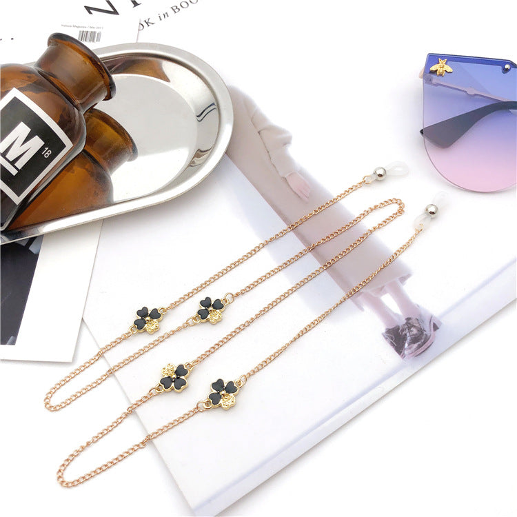 Elegant Floral Charm Eyewear Chain Kalsten