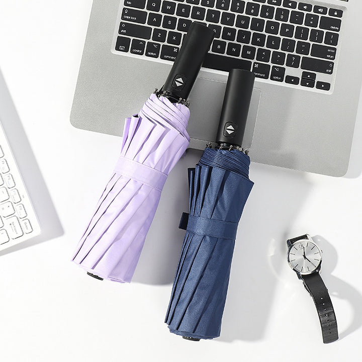 Women's Automatic Mini Folding Umbrella with UV Protection Kalsten