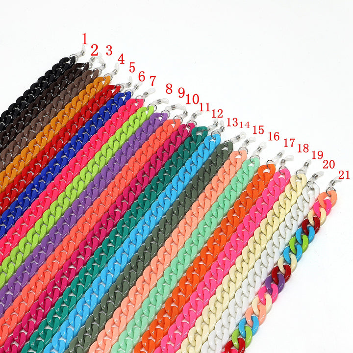 Vibrant Acrylic Eyewear Chain Kalsten
