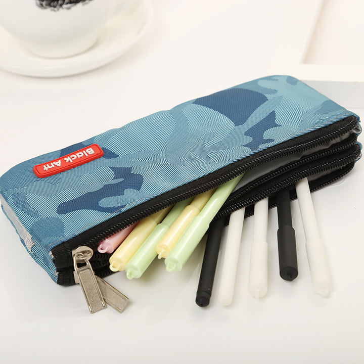Multifunctional Camo Print Zipper Pouch