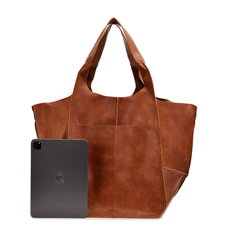Kalsten | Oversized leather weekend handbags for women