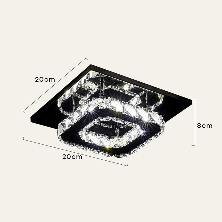 Crystal LED Recessed Ceiling Lamp Noxord