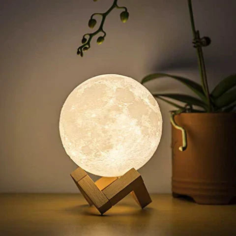 Kalsten | Moon lamp - Lunar - Rechargeable - Touch control