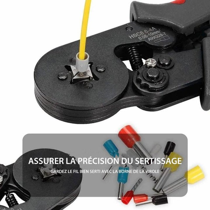 End sleeves crimping tool set with cable lugs | Kalsten