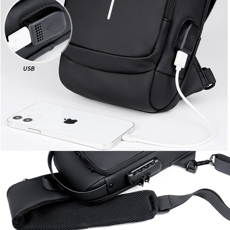 Casual multifunctional anti-theft chest bag for men | Kalsten