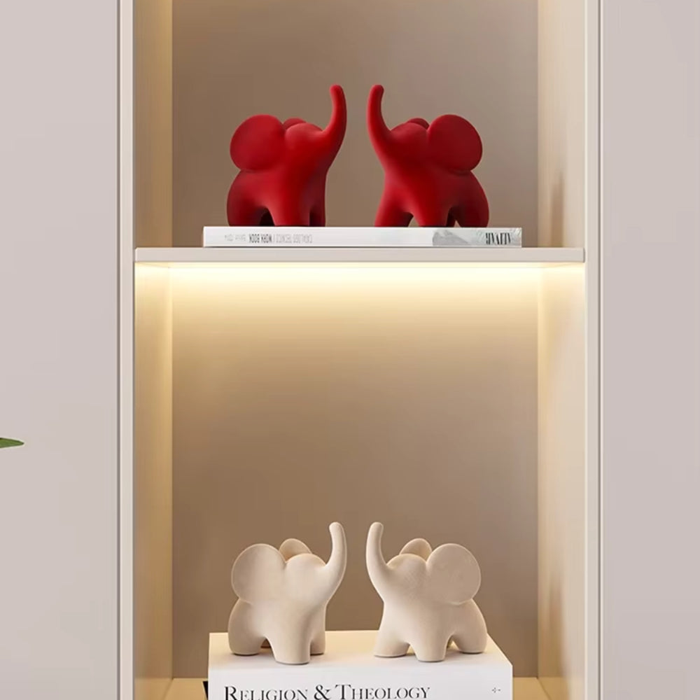 Noxord | Eclectic Elephant Resin Figurines