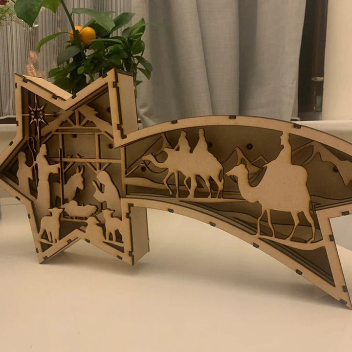 Kalsten | LED Wood Christmas Star Light