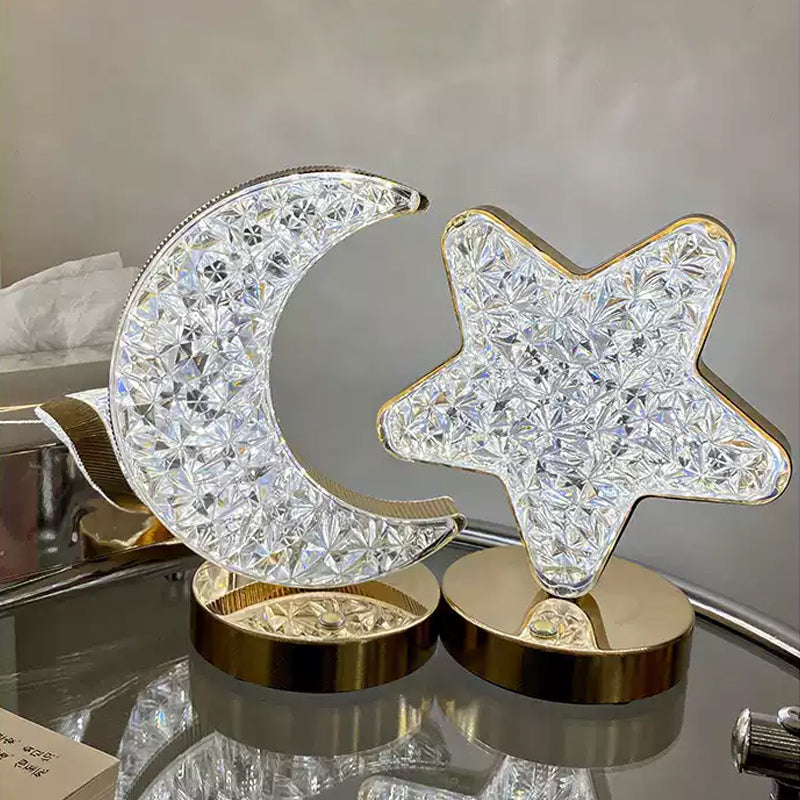 Star Moon Metal Table Lamp | Noxord