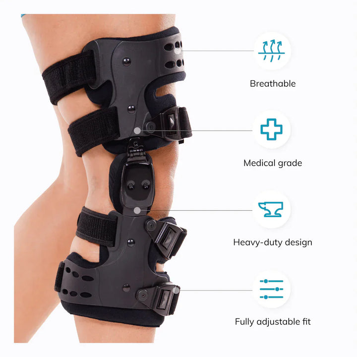 Kalsten | Osteoarthritis Relief Knee Brace | Medial and Lateral OA Support for Bone-on-Bone Arthritis Pain