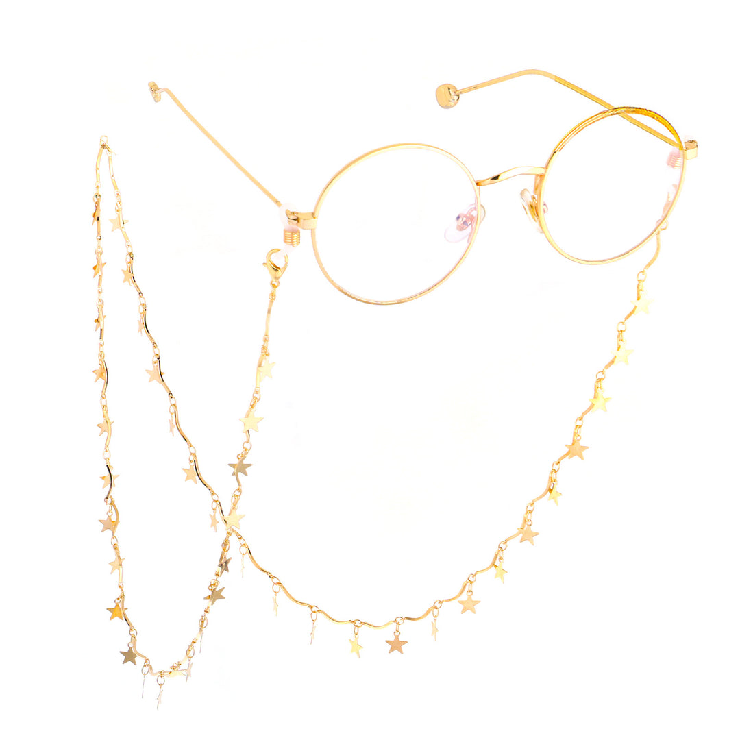 Star-Decorated Eyewear Chain Kalsten