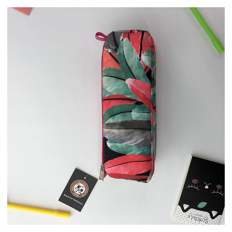 Floral Patterned Pencil Case