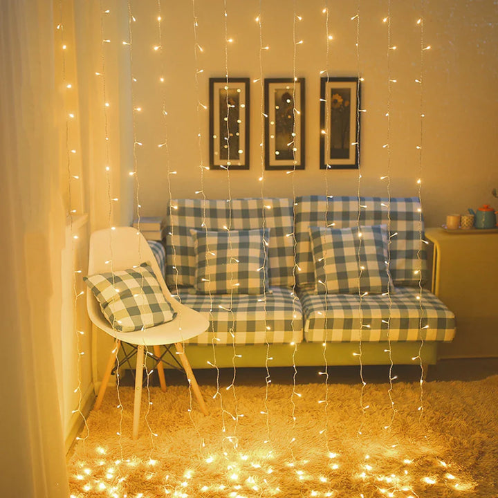 LED curtain light for outdoors – Waterproof fairy lights for garden, balcony, and terrace | Kalsten