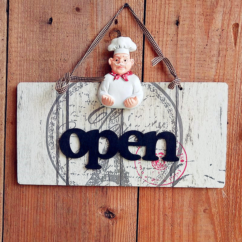 Decorative Chef-Themed Wall Board Set