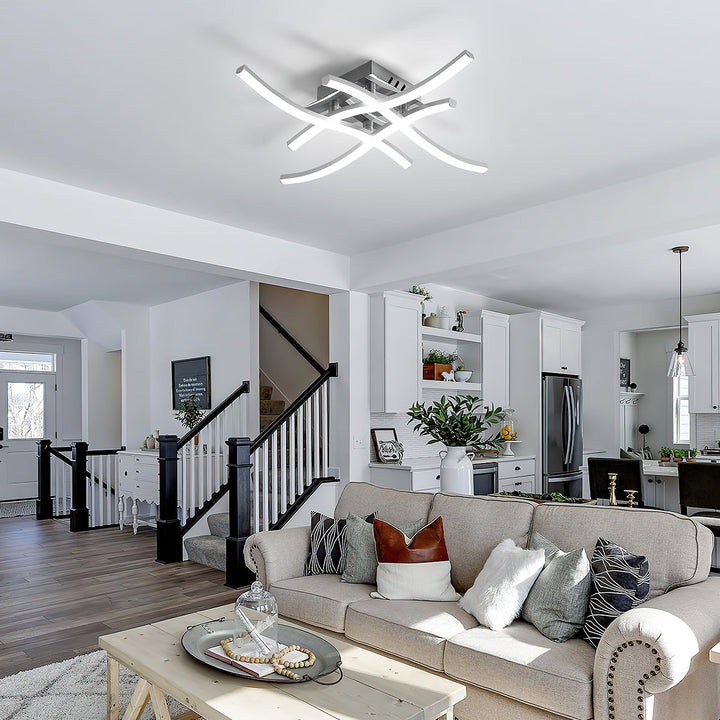 Modern Aluminum LED Ceiling Light Noxord