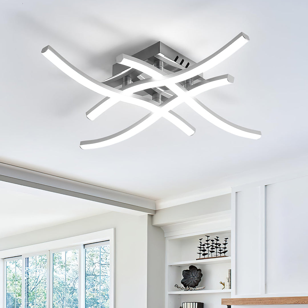 Modern Aluminum LED Ceiling Light Noxord