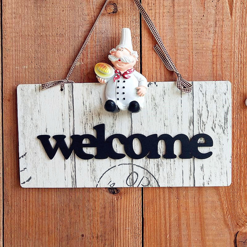 Decorative Chef-Themed Wall Board Set