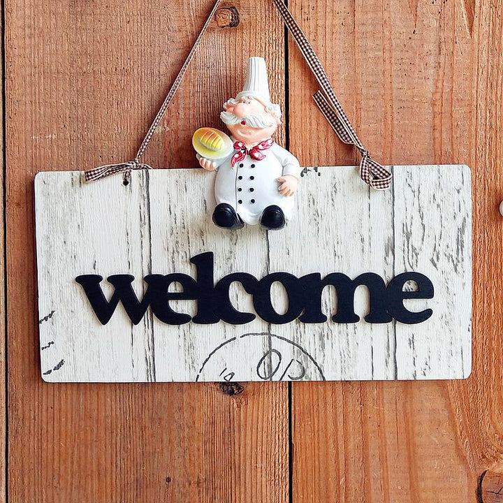 Decorative Chef-Themed Wall Board Set