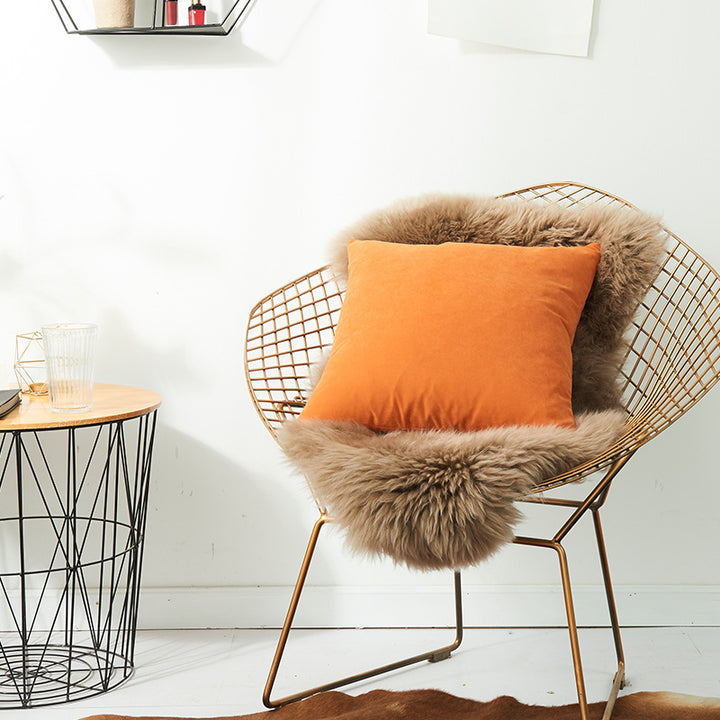 Cozy Faux Fur Decorative Throw Pillow