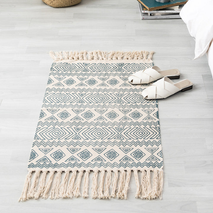 Geometric Pattern Area Rug for Living Room