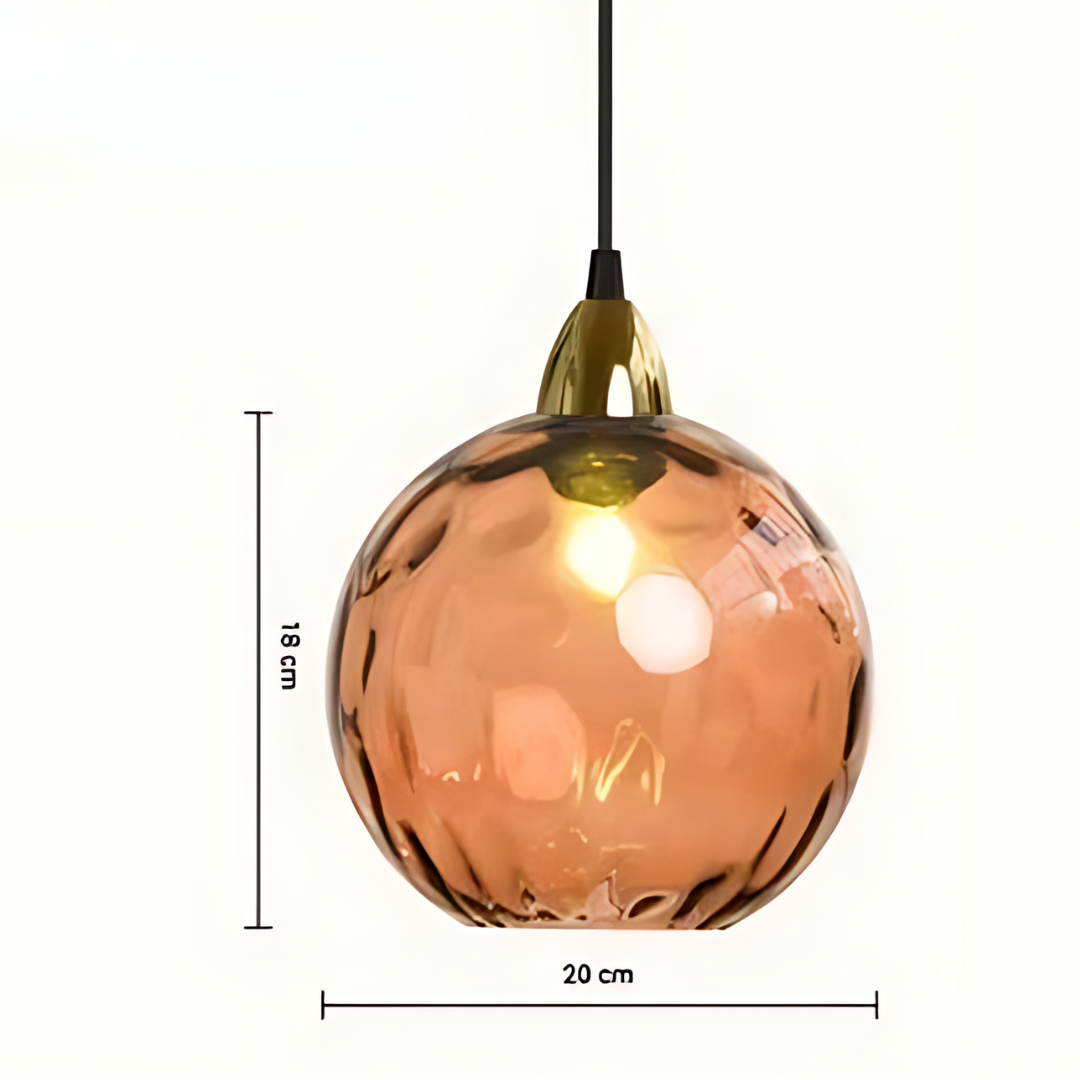 Elegant Glass Sphere Pendant Lamp for Luxury Interiors Noxord