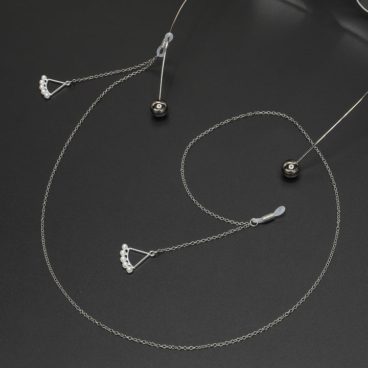 Elegant Triangle-Shaped Eyewear Chain Kalsten