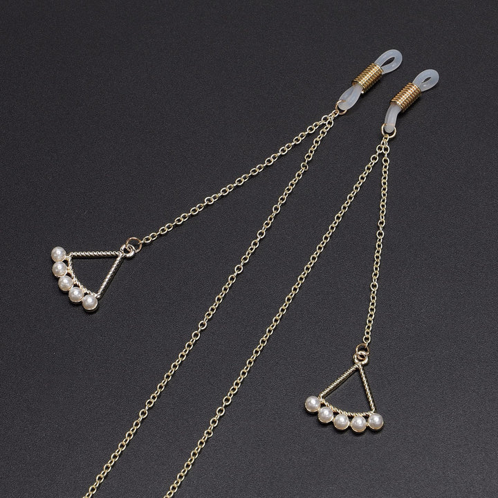 Elegant Triangle-Shaped Eyewear Chain Kalsten