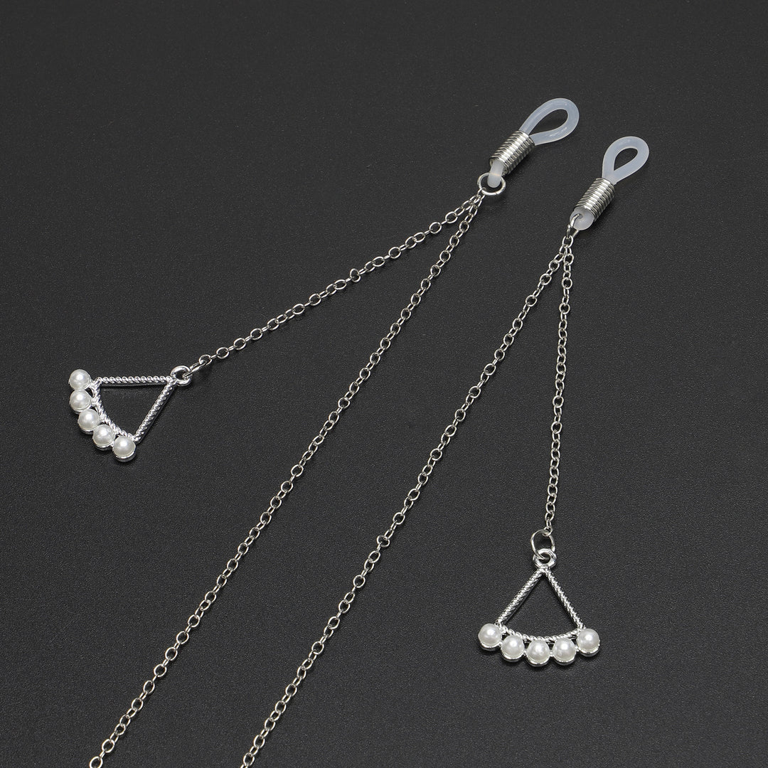 Elegant Triangle-Shaped Eyewear Chain Kalsten