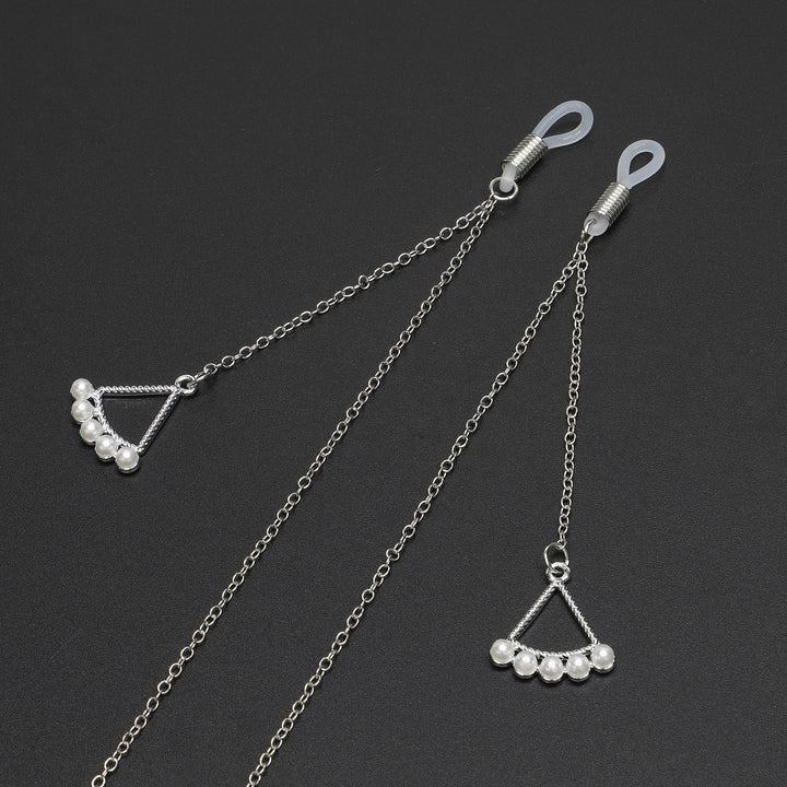 Elegant Triangle-Shaped Eyewear Chain Kalsten