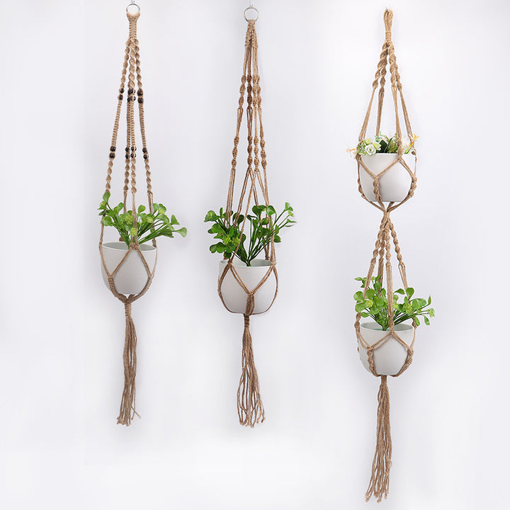 Macramé Plant Hanger with Artistic Design Kalsten