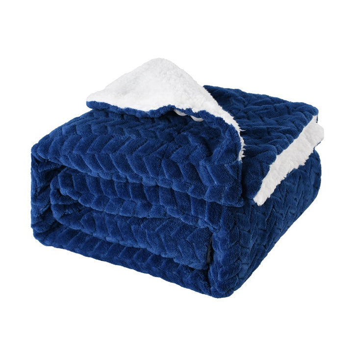 Women's cozy and warm fleece blanket with high collar Kalsten