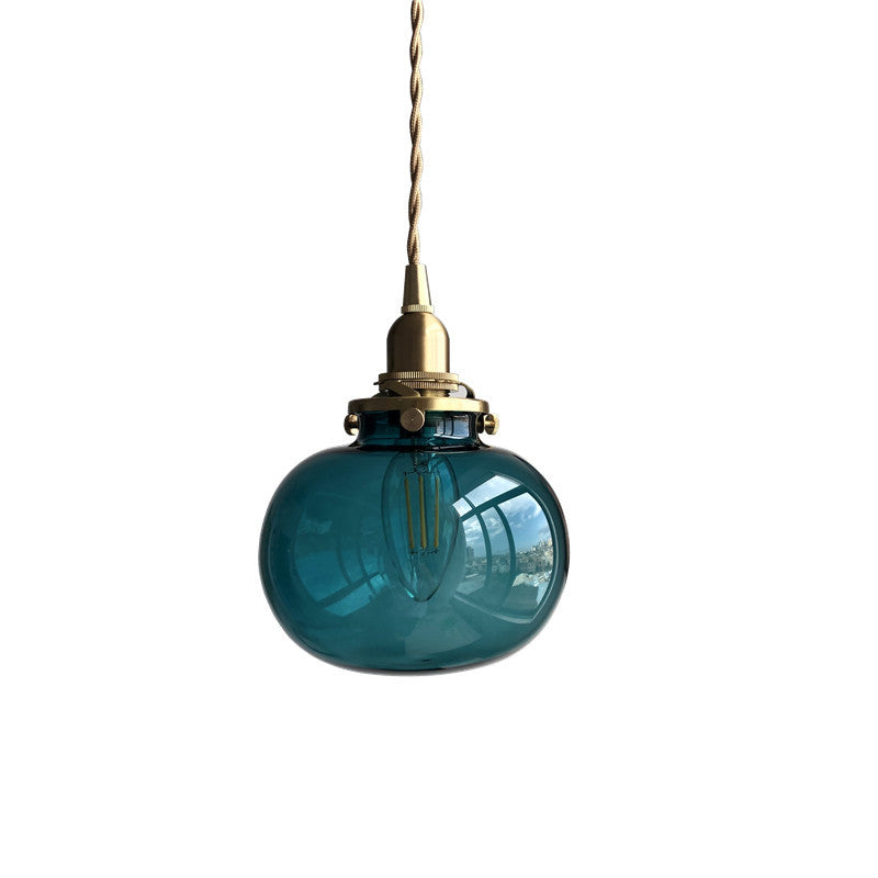 Vintage Glass Pendant Light