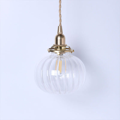 Vintage Glass Pendant Light