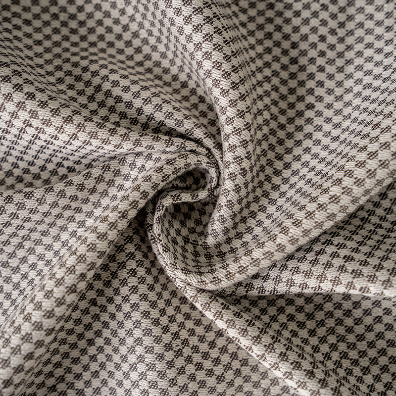 Square decorative pillow cover with micro-structured dot binding and concealed zipper Kalsten