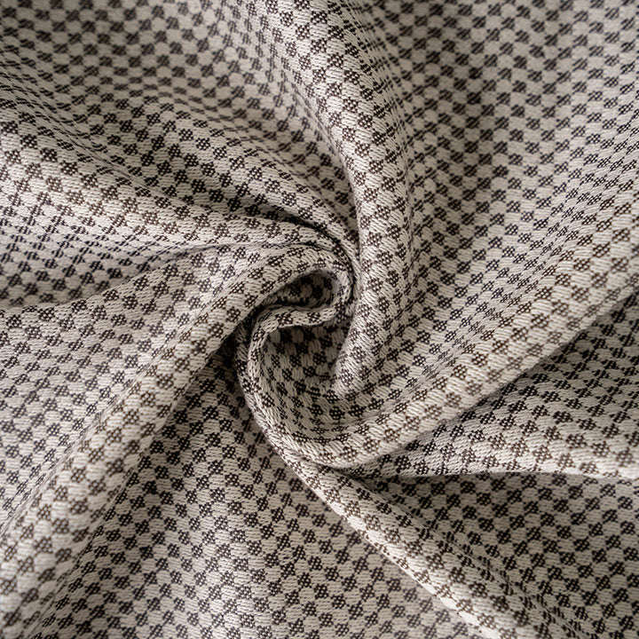Square decorative pillow cover with micro-structured dot binding and concealed zipper Kalsten